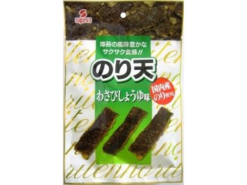 すぐる サク旨のり天わさびしょうゆ味 ６５ｇ ×40入り 【全国送料無料】(一部地域別途)の画像