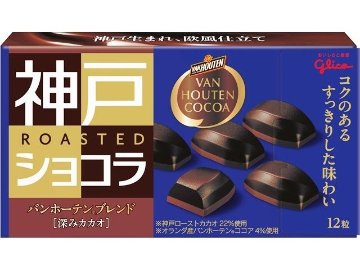 グリコ 神戸ショコラ バンホーテン深みカカオ５３ｇ×120入り 【全国送料無料】(一部地域別途)の画像