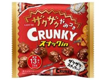 ロッテ ザクザクやみつきクランキースナック１１６ｇ  ×18入り 【全国送料無料】(一部地域別途)の画像