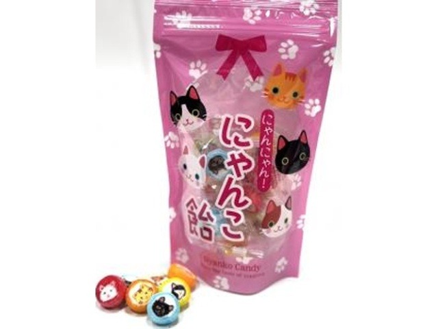 ★金太郎飴 にゃんこ飴スタンドパック ２０粒  ×30入り 【全国送料無料】(一部地域別途)の画像