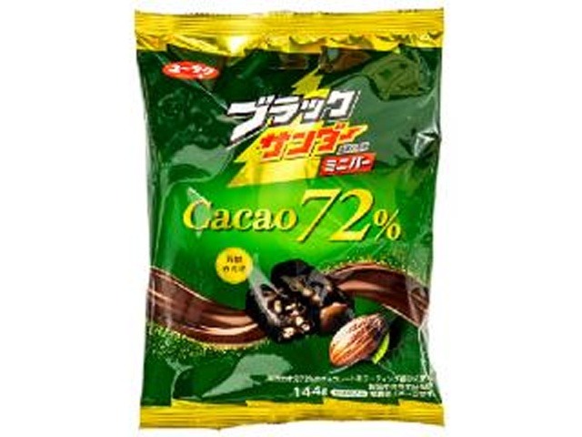有楽 ブラックサンダー カカオ７２％１４４ｇ ×24入り 【全国送料無料】(一部地域別途)の画像