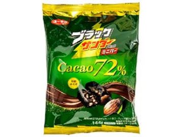 有楽 ブラックサンダー カカオ７２％１４４ｇ ×24入り 【全国送料無料】(一部地域別途)の画像