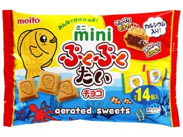 ｍｅｉｔｏ ミニぷくぷくたいチョコ４８ｇ ×24入り 【全国送料無料】(一部地域別途)の画像