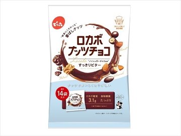でん六 小袋ロカボナッツチョコ１９５ｇ ×16入り 【全国送料無料】(一部地域別途)の画像