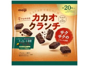 明治 チョコレート効果７２％カカオクランチ袋１２０ｇ ×18入り 【全国送料無料】(一部地域別途)の画像