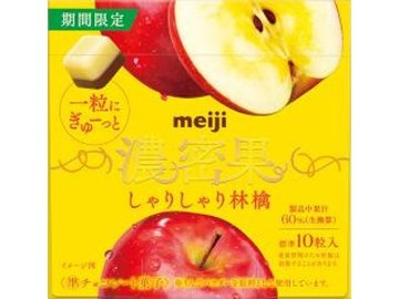 明治 濃密果 しゃりしゃり林檎３２ｇ ×6入り 【全国送料無料】(一部地域別途)の画像