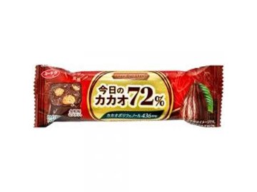 有楽 今日のカカオ７２％１本 ×162入り 【全国送料無料】(一部地域別途)の画像