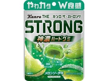 カンロ ザ・ストロンググミ メロンソーダ７０ｇ ×72入り 【全国送料無料】(一部地域別途)の画像