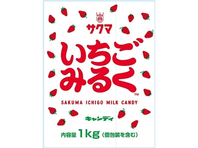 サクマ いちごみるく １ｋｇ ×10入り 【全国送料無料】(一部地域別途)の画像