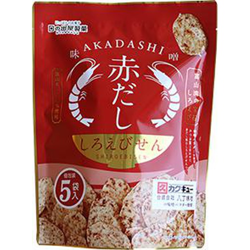 日の出屋 赤だししろえびせんべい５袋 ×12の画像