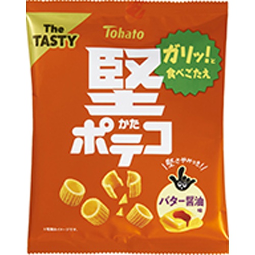 東ハト ５１ｇ堅ポテコ バター醤油味 ×24の画像