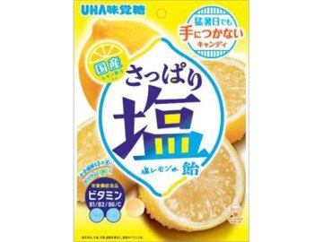味覚糖 さっぱり塩飴塩レモン味６４ｇ ×72 【全国送料込】(沖縄・離島除く)の画像
