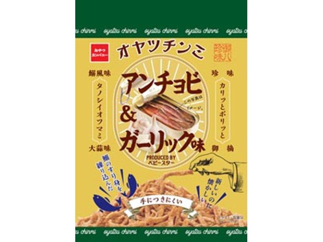 おやつカンパニー オヤツチンミアンチョビガーリック味４０ｇ ×24 【全国送料込】(沖縄・離島除く)の画像