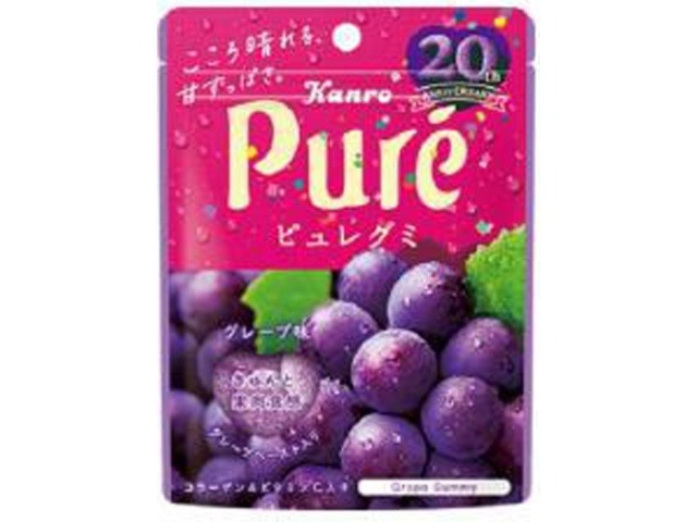 カンロ ピュレグミ グレープ５６ｇ  ×6入り 【全国送料無料】(一部地域別途)の画像