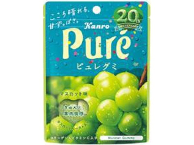 カンロ ピュレグミ マスカット５６ｇ×6入り 【全国送料無料】(一部地域別途)の画像