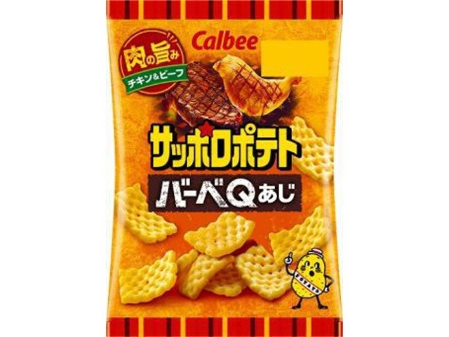 カルビー サッポロポテトバーベＱあじ ２４ｇ  ×24入り 【全国送料無料】(一部地域別途)の画像