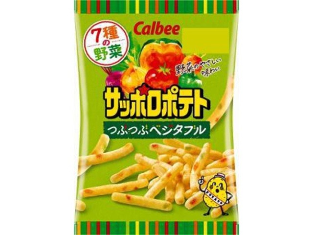 カルビー ２４ｇサッポロポテトつぶつぶベジタブル  ×24入り 【全国送料無料】(一部地域別途)の画像