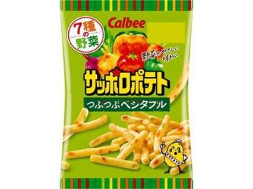 カルビー ２４ｇサッポロポテトつぶつぶベジタブル  ×24入り 【全国送料無料】(一部地域別途)の画像