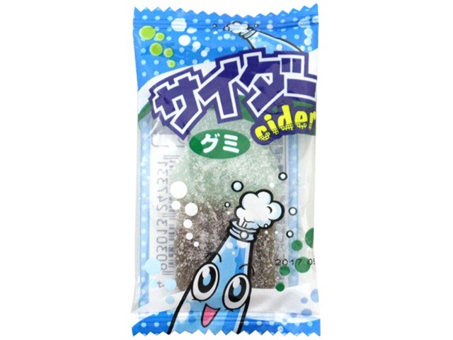 やおきん サワーサイダーグミ １０ｇ×30入り 【全国送料無料】(一部地域別途)の画像