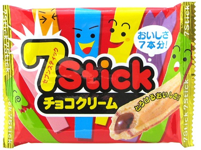 やおきん セブンスティックチョコクリーム ７本  ×12 【送料込】(一部地域別途)の画像