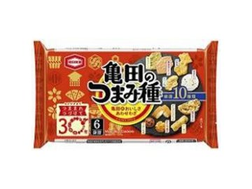 亀田 つまみ種 ６袋詰１２０ｇ  ×12入り 【全国送料無料】(一部地域別途)の画像