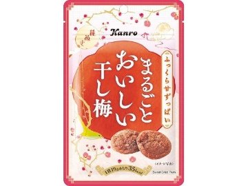 カンロ まるごとおいしい干し梅１９ｇ ×6 【送料込】(一部地域別途)の画像