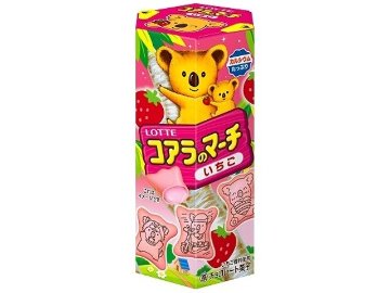 ロッテ コアラのマーチいちご ４８ｇ   ×10 【送料込】(一部地域別途)の画像