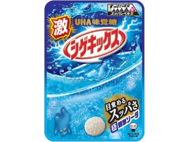 味覚糖 激シゲキックス 極刺激ソーダ２０ｇ   ×10 【送料込】(一部地域別途)の画像