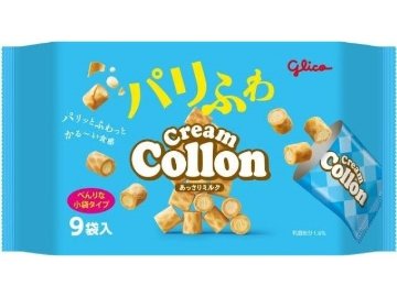 グリコ クリームコロン あっさりミルク９袋×12入り 【全国送料無料】(一部地域別途)の画像