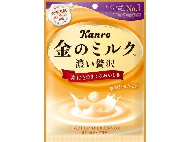カンロ 金のミルクキャンディ ８０ｇ×6入り 【全国送料無料】(一部地域別途)の画像