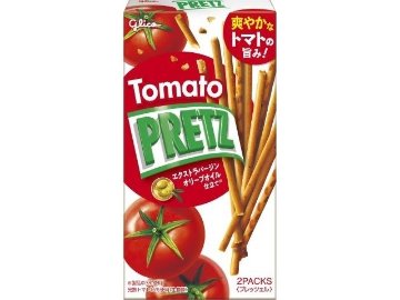 グリコ トマトプリッツ ２袋  ×10入り 【全国送料無料】(一部地域別途)の画像