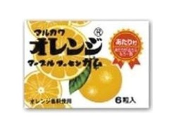 丸川製菓 オレンジマーブルガム×33入り 【全国送料無料】(一部地域別途)の画像