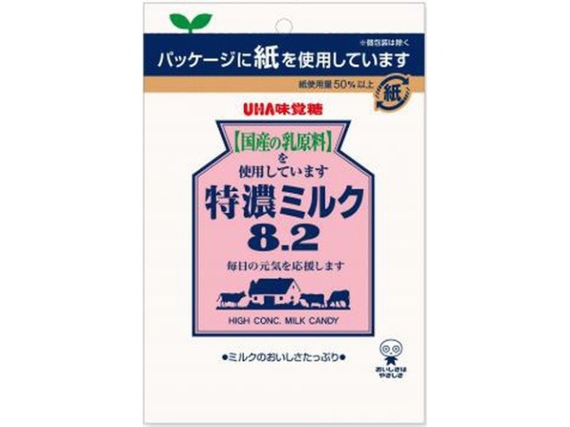 味覚糖 特濃ミルク８．２袋 ８８ｇ×6入り 【全国送料無料】(一部地域別途)の画像
