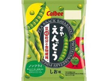 カルビー さやえんどうさっぱりしお味 ２６ｇ×24入り 【全国送料無料】(一部地域別途)の画像