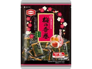 亀田 梅の香巻 １６枚   ×12 【送料込】(一部地域別途)の画像
