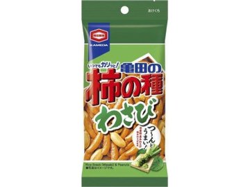 亀田 柿の種 わさび５７ｇ  ×12入り 【全国送料無料】(一部地域別途)の画像