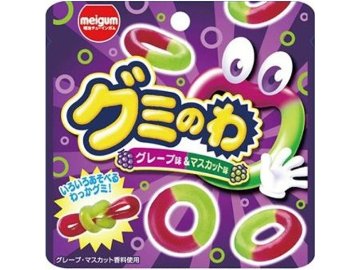 明治ガム グミのわ グレープ＆マスカット  ×12入り 【全国送料無料】(一部地域別途)の画像