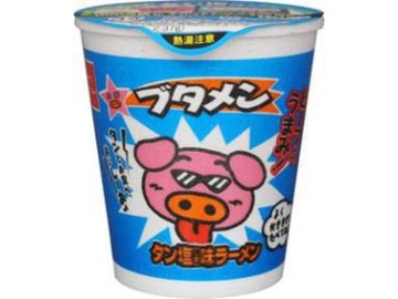 おやつカンパニー ブタメンタン塩味ラーメン ３５ｇ  ×15入り 【全国送料無料】(一部地域別途)の画像