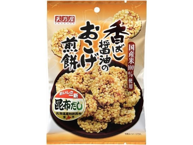 天乃屋 香ばし醤油のおこげ煎餅４０ｇ   ×12 【送料込】(一部地域別途)の画像
