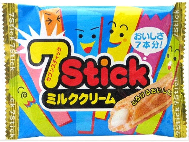 やおきん セブンスティックミルククリーム ７本  ×12 【送料込】(一部地域別途)の画像