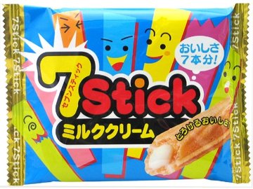 やおきん セブンスティックミルククリーム ７本  ×12 【送料込】(一部地域別途)の画像