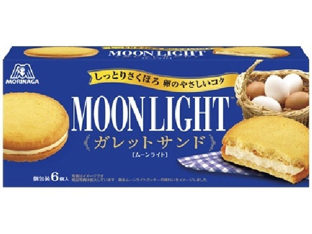 森永 ムーンライトガレットサンド６個 ×6 【送料込】(一部地域別途)の画像