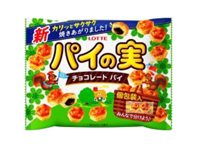 ロッテ パイの実シェアパック １２４ｇ  ×18入り 【全国送料無料】(一部地域別途)の画像
