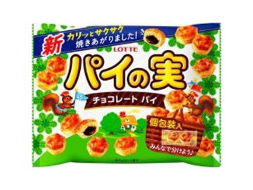 ロッテ パイの実シェアパック １２４ｇ  ×18入り 【全国送料無料】(一部地域別途)の画像