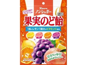 カンロ ノンシュガー果実のど飴９０ｇ ×6 【送料込】(一部地域別途)の画像