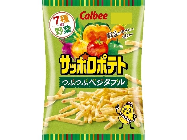 カルビー サッポロポテト つぶつぶベジタブル７２ｇ×12入り 【全国送料無料】(一部地域別途)の画像