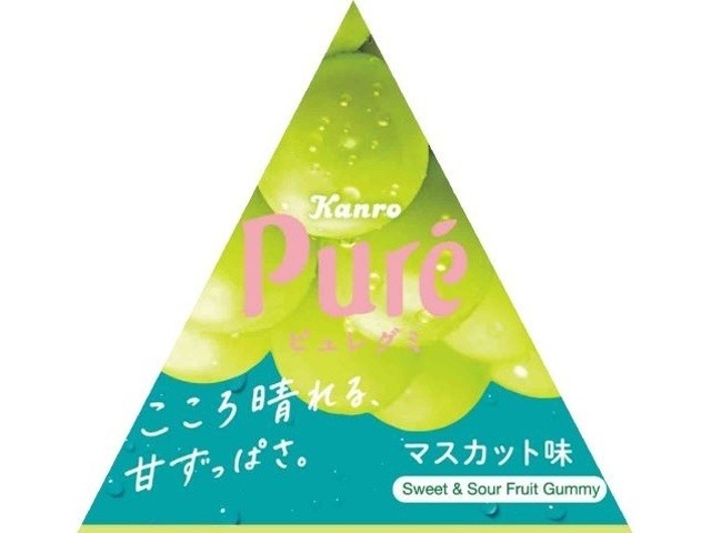 カンロ ピュレグミプチ三角 マスカット１３ｇ×24入り 【全国送料無料】(一部地域別途)の画像