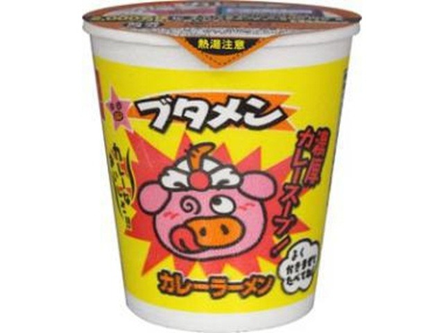 おやつカンパニー ブタメンカレーラーメン３５ｇ  ×15入り 【全国送料無料】(一部地域別途)の画像