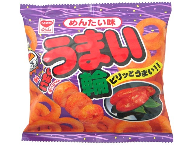 やおきん うまい輪 めんたい味１７ｇ×30入り 【全国送料無料】(一部地域別途)の画像