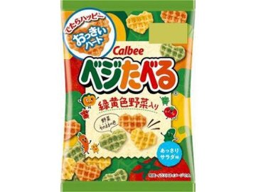 カルビー ベジたべるあっさりサラダ味 １８ｇ×24入り 【全国送料無料】(一部地域別途)の画像